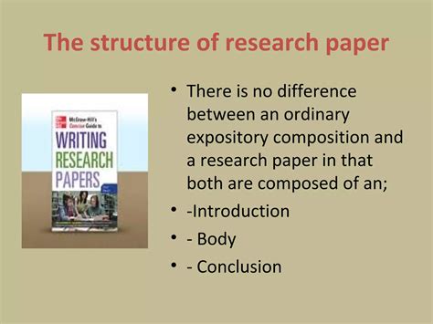 Image result for Research Paper Structure Example