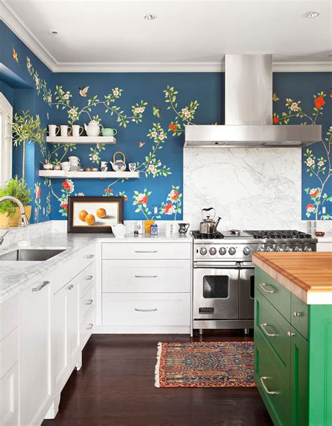 Kitchen Cabinet Wallpaper House & Home 10+ Kitchens That Wow With