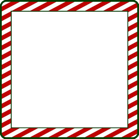 Square Christmas Frame PNG Free Download - PNG Mart