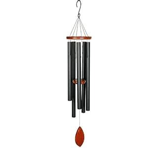 Nature's Melody Wooden Wind Chimes (Black,42 Inch) : Amazon.in: Home ...