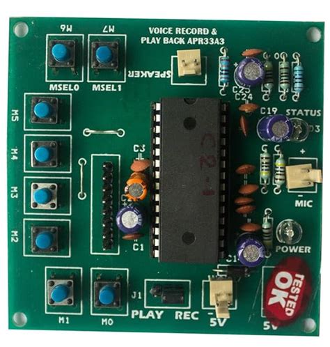 APR33A3 Based 8 Channel Voice Record & Audio Playback Board Price: Buy ...