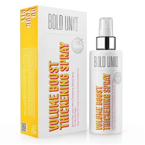 BOLD UNIQ Volumizing Texture Spray - Thicker Hair on 1st Use, India | Ubuy