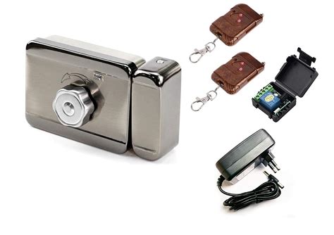 Lock for Wooden Doors with Receiver and One Remote Including Adapter ...
