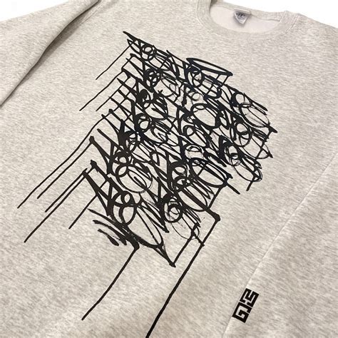 "Tagging" Crewneck Sweat / Ash | cmkstore