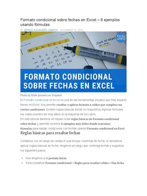 Image result for Condiciones En Excel Con Fecha
