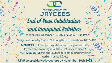 End of Year Celebration and Inaugural Activities, Sedgefield Country ...