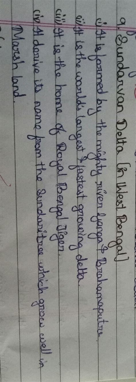 Three characteristic of Ganga Brahmaputra delta - Brainly.in