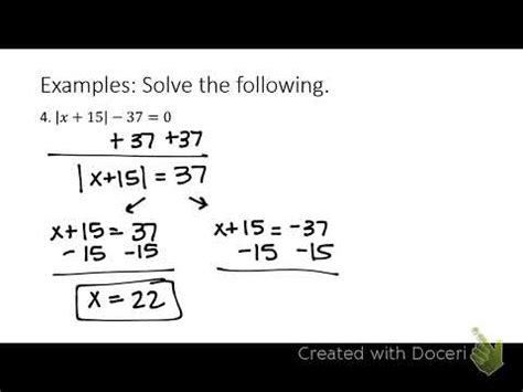 Image result for Solving Absoute Values