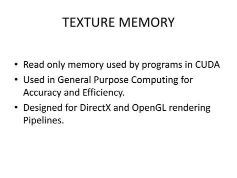 Image result for Texture Memory Budget
