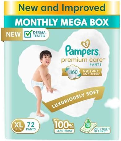 Pampers Active Baby Tape Style Diapers, X-Large (XL) Size, 56 Count ...