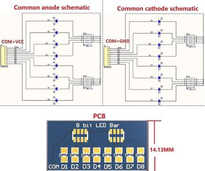 Image result for Arduino Code for 8 Bit LED