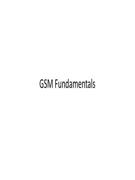 GSM Tutorial 的图像结果