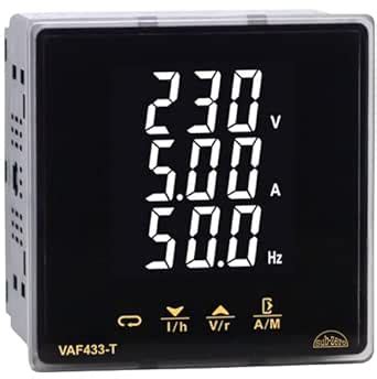 Sub-Zero VAF433-T 3 Phase Digital Panel VAF Meter 96 x 96 : Amazon.in ...