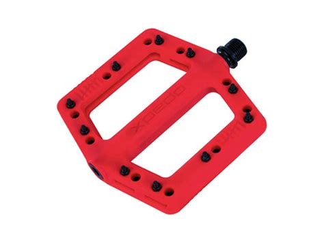 Xpedo Felix Flat Pedal - Red | Xpedo Bicycle Pedals | Bicycle Pedals