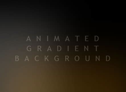 Gradient Animation. CSS 的图像结果