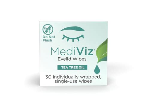 Mediviz Tea Tree Eyelid Wipes - Exfoliating, Nepal | Ubuy