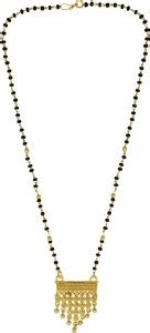 memoir Memoir Gold plated, Konark temple inspired Ethnic Mangalsutra ...