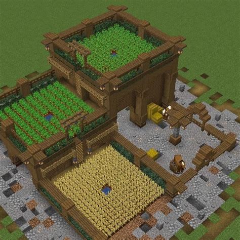 Image result for Minecraft Design Compact Farm