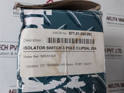 Clipsal 56Swh325 3-pole Enclosed Load Break Switch – Aeliya Marine Tech