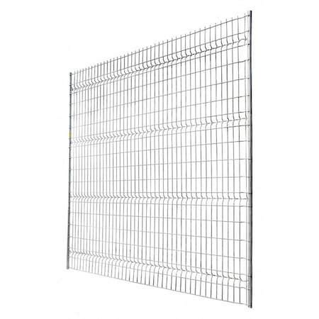 Metaltech Wire Partition Panel, Galvanized Metal CT-TFP9696S | Zoro