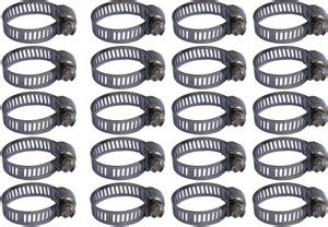ESEKSAFAR 20pcs Easy Adjustable Pipe Clamp 1inch Size adjust (10-25)mm ...