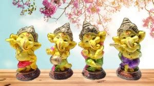 IZNO Dancing Ganesha|Musical Instruments|Set of 4|Instrumental Playing ...