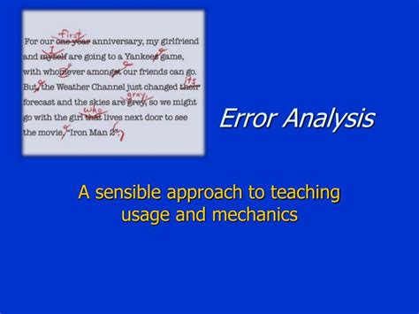 Image result for Error Analysis Examples