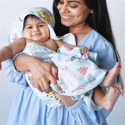 Soft Baby Towels - Buy Bamboo Muslin Baby Hooded Towels Online | Cocoon ...