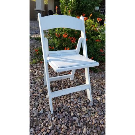 White Resin Chair - Boodle Bouncers