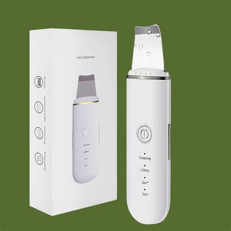 BIGBEST Ultrasonic Facial Skin Scrubber for Wet Skin, Blackheads ...