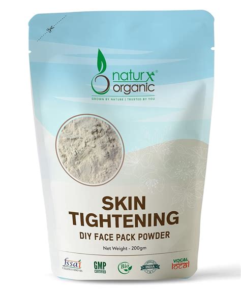 Naturx Organic Skin-Tightening ,Face Pack Powder for Removing Aging ...
