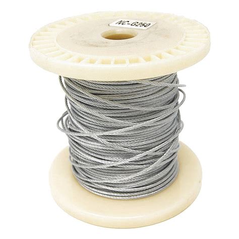 Bird Barrier Netting Perimeter Cable, 5" L, Silver nc-g250 | Zoro