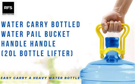 RFS Water Carry Bottled Water Pail Bucket Handle Water Upset Bottled ...