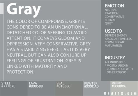Image result for Grey Color Meaning