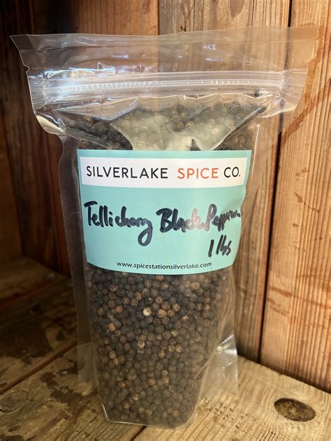 Peppercorn, Tellicherry Black prepack 1lbs - Spices - Spice Station