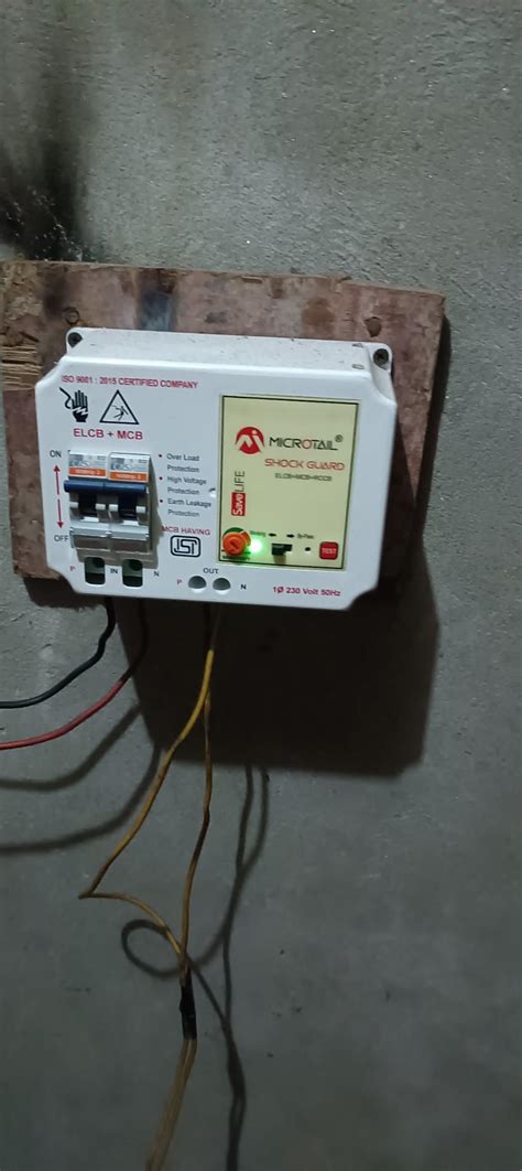 Microtail ELCB 32 Amp Single Phase 2 Pole ELCB + RCCB + ISI Marked MCB ...