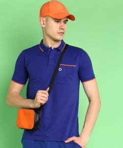 Tiger Shroff - PROWL Solid Men Polo Neck Blue T-Shirt - Buy Tiger ...