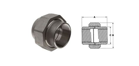 ASME B16.11 Union | MSS SP-83 Union Coupling | NPT Threaded Pipe Union