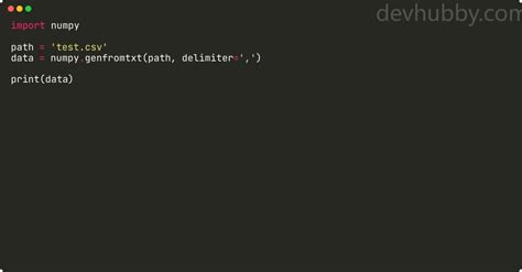 Image result for Reading CSV File in Python Using Numpy