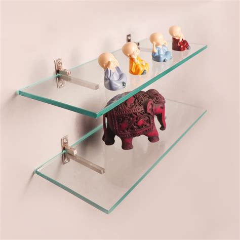 TINITALO Multi Purpose Glass Shelves Wall Mount Shelf for Bathroom ...