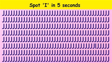 Even kids can spot ‘I’ hidden among Js in the picture within 5 seconds ...