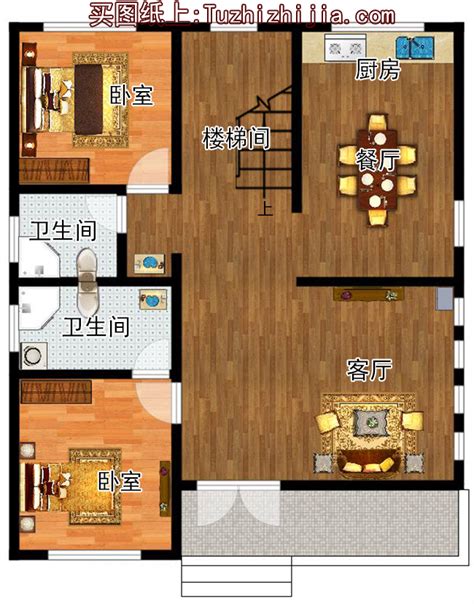 110平房子设计图，经典的农村自建房屋设计图_二层别墅设计图_图纸之家