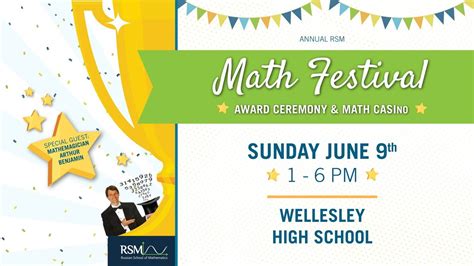 RSM Math Festival and Award Ceremony 2024, Wellesley High School, 9 ...
