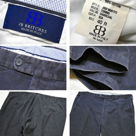 1点物 イタリア製JB BRITCHESコーデュロイパンツ古着メンズ40レディースOKアメカジ90sストリート/スポーツXLストレート灰色 ...