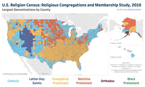Understanding Americas Faiths: A Seasonal Religious Map