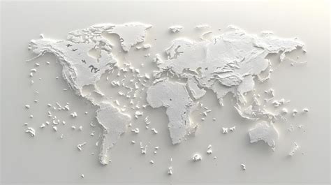 Clear Map of the World Just White Background 的图像结果