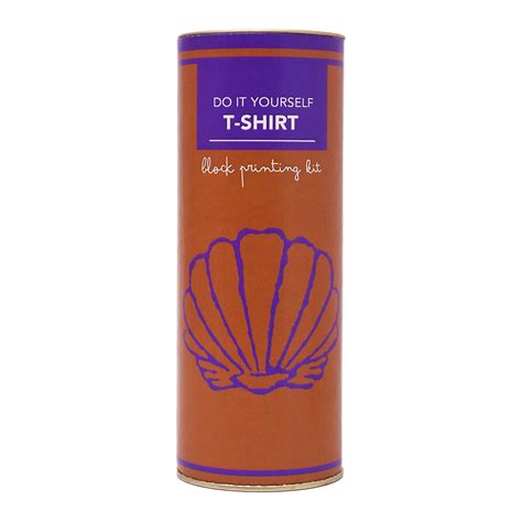 DIY Cotton T-shirt Printing Kit - Lilac - Shell – Potli - A Bag Of Wonders