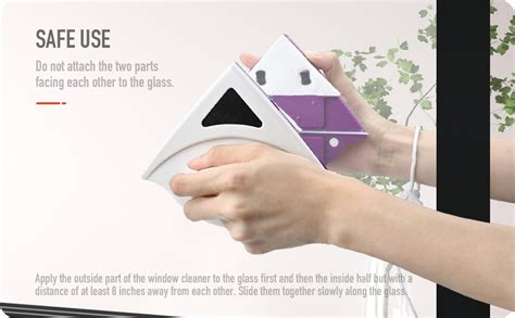 Magnetic Window Glass Cleaner | Doublefaced Glass Cleaner | Double-Side ...