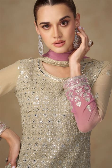 Gulkayra Shivani Georgette With Embroidery Work Salwar Kameez