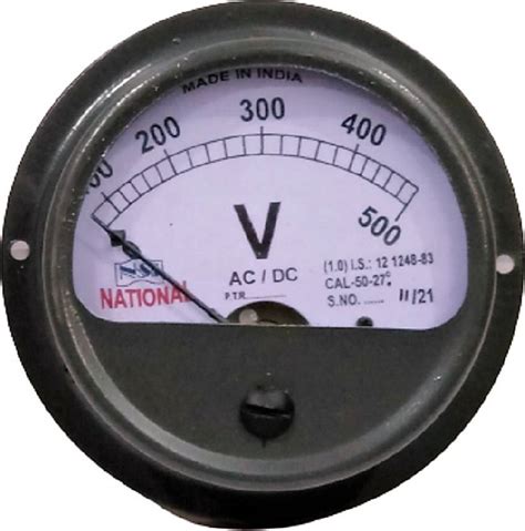 Ambika Sales NATIONAL 4 INCH 500 VOLT METER Voltmeter Price in India ...